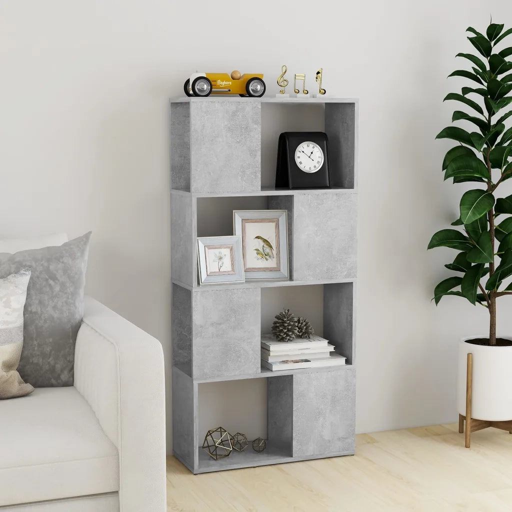 Libreria/Divisorio Grigio Cemento 60x24x124,5 cm 809084