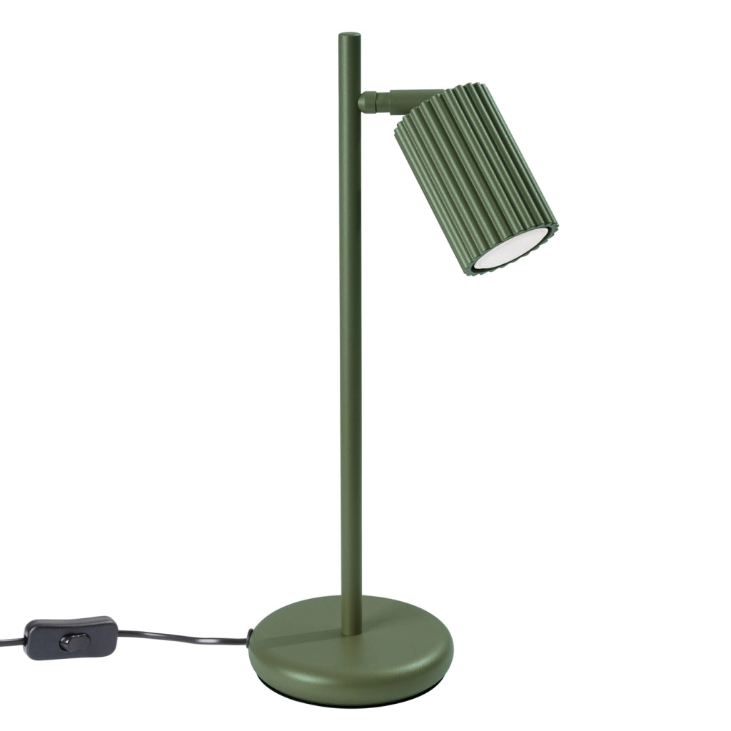 Lampada da tavolo KARBON verde oliva