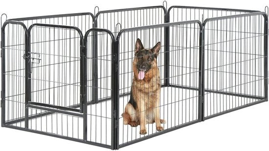 Puppy Speelpen 6 Pannelli - Alto per Cani - Molte Configurazioni