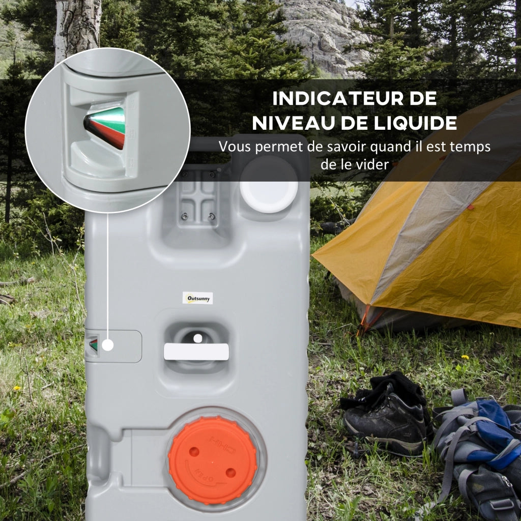 Serbatoio Acqua Portatile ¨C Minimal ¨C 75 litri, 3 ruote e maniglia