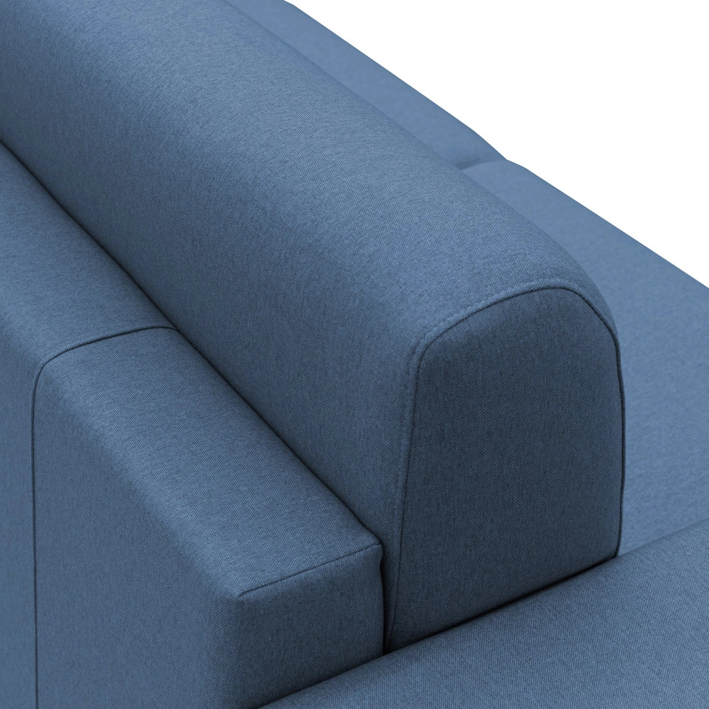 Chris Divano letto matrimoniale tessuto impermeabile 186 cm blu