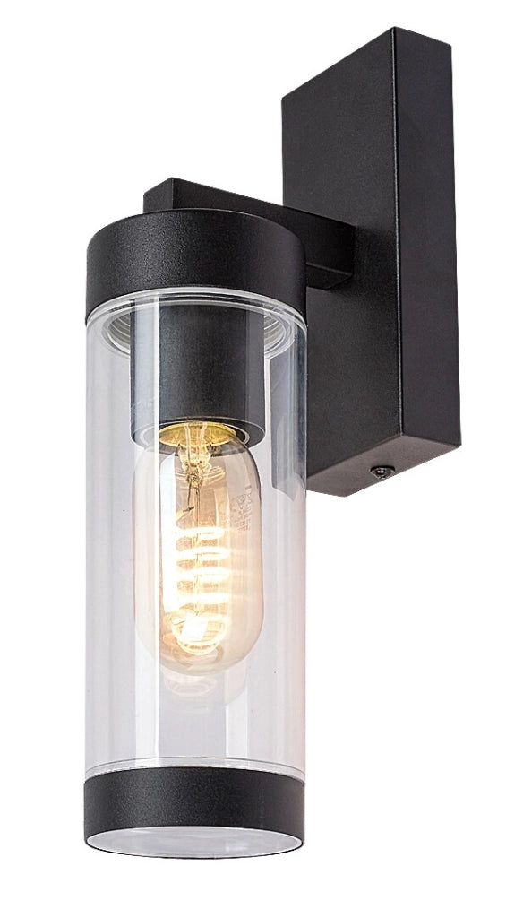 Applique esterna moderna E27 nero opaco Rabalux Kolta