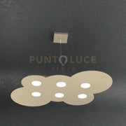 CLOUD SOSPENSIONE 6 LUCI SABBIA 1128-S6 R-SA