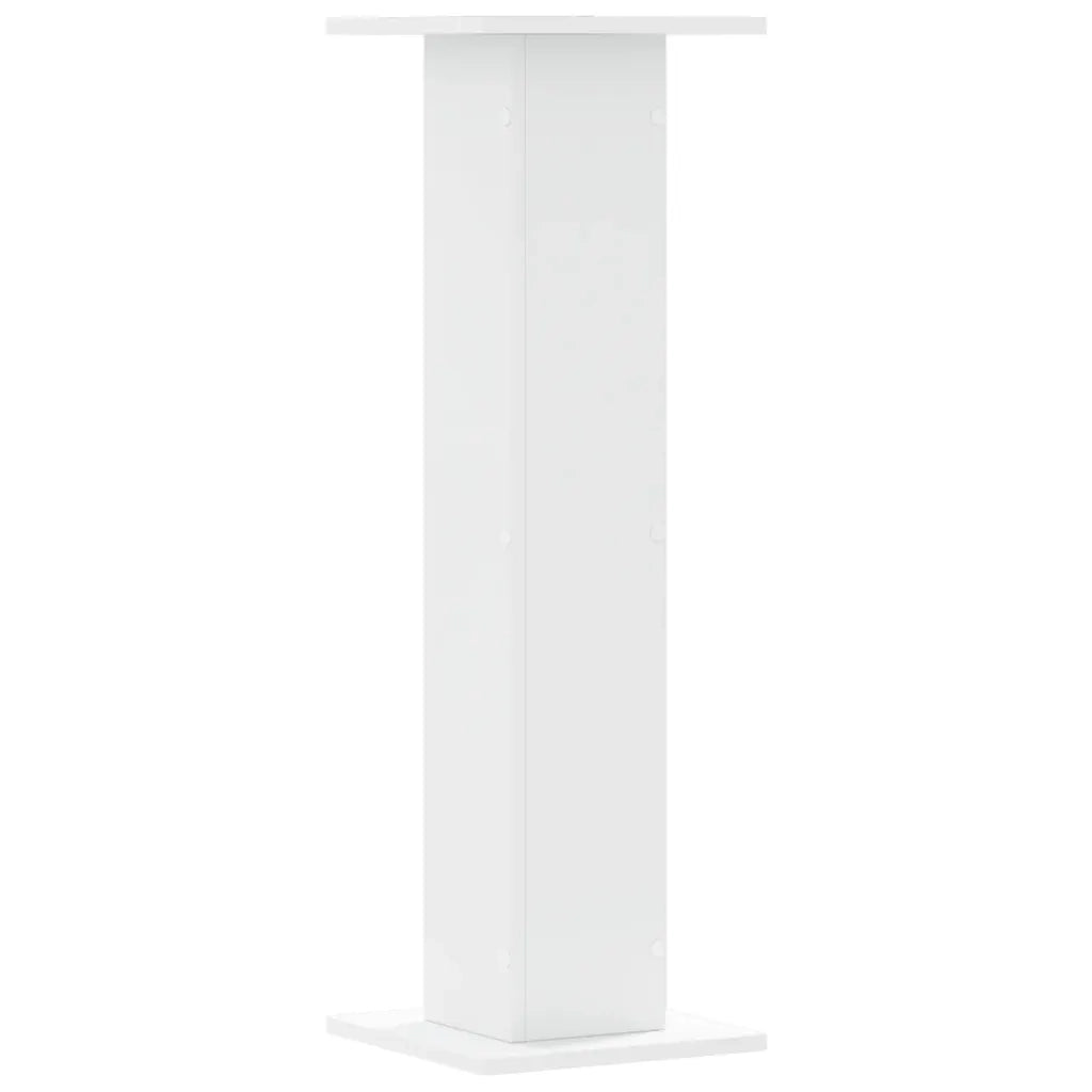 Supporti per Piante 2 pz Bianchi 30x30x95 cm Legno Multistrato 3307873