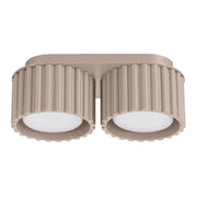 Lampada da soffitto AURA 2 taupe Gx53