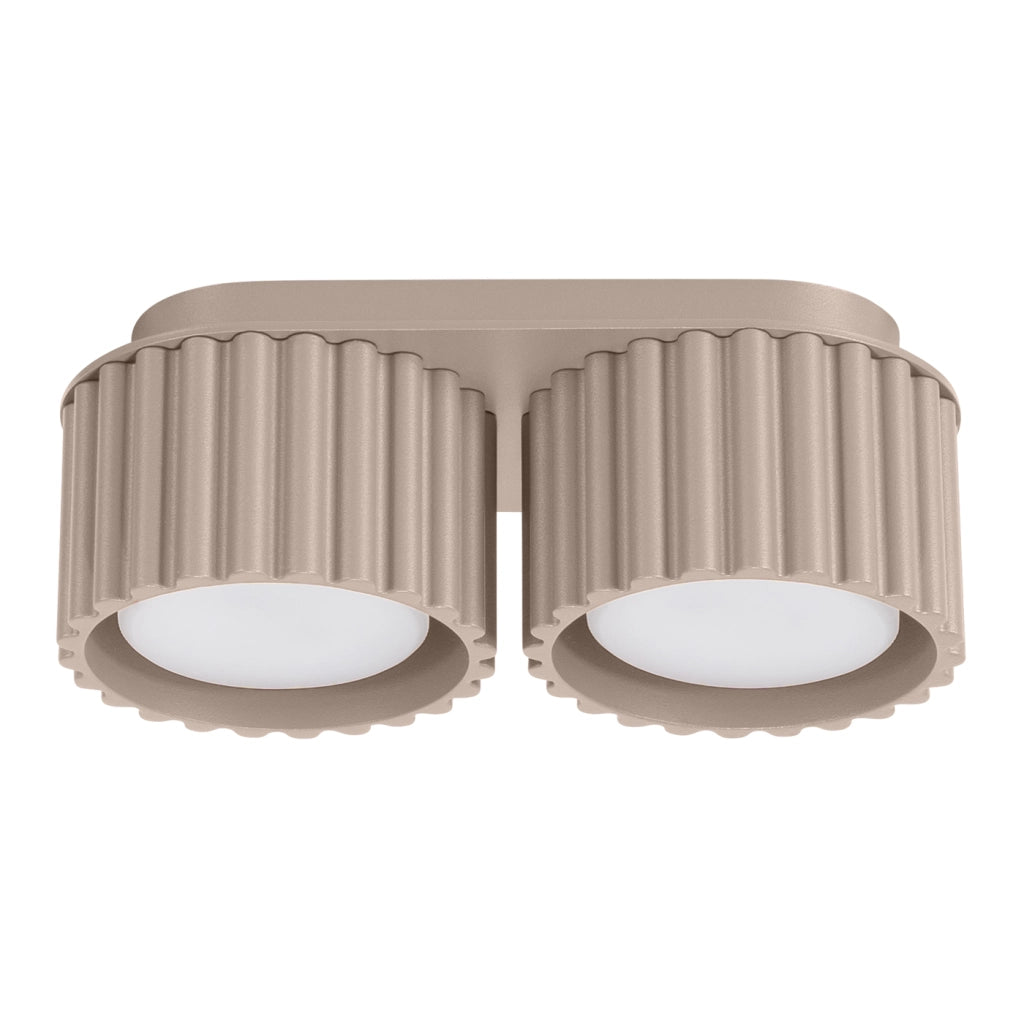 Lampada da soffitto AURA 2 taupe Gx53