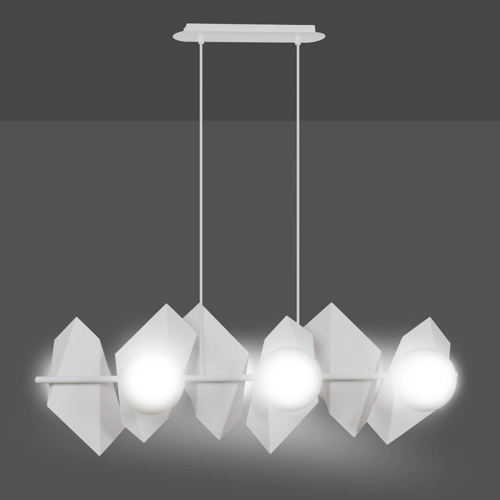 Lampadario Emibig Drifton 6 bianco 6xE14 dimmerabile
