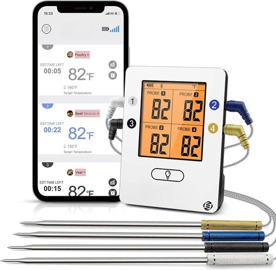 Termometro digitale premium per barbecue e forno