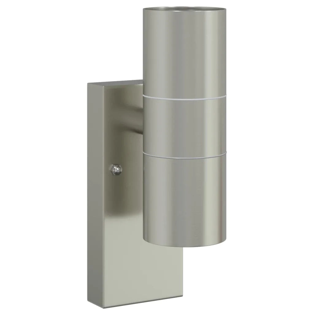 Lampada da Parete Esterna Argento 7 x 10 x 22 cm 4005991