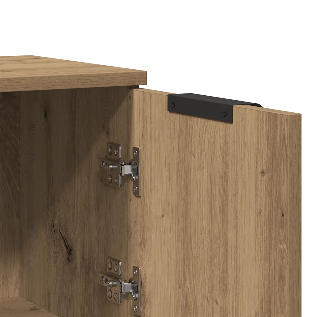 Credenza-Buffet-Armadio da cucina Rovere Artigianale 30x30x70 cm in Legno Multistrato 702371