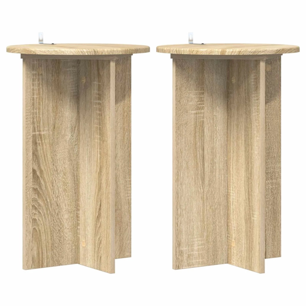 Supporto per piante | Sostegno per piante 2 pz Rovere Sonoma ?40 x 60 cm