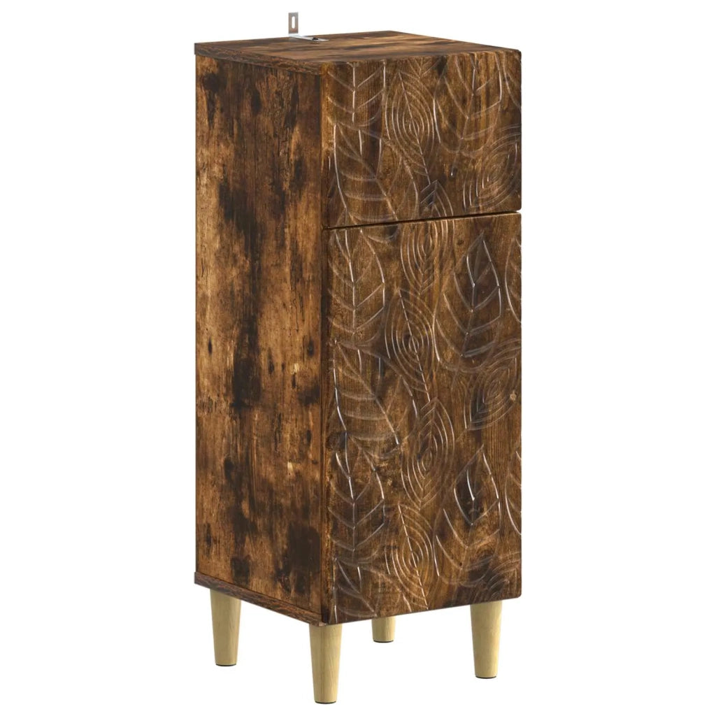 Set di Armadi da Bagno da 2 Pezzi DELFT Rovere Fumo 3417707