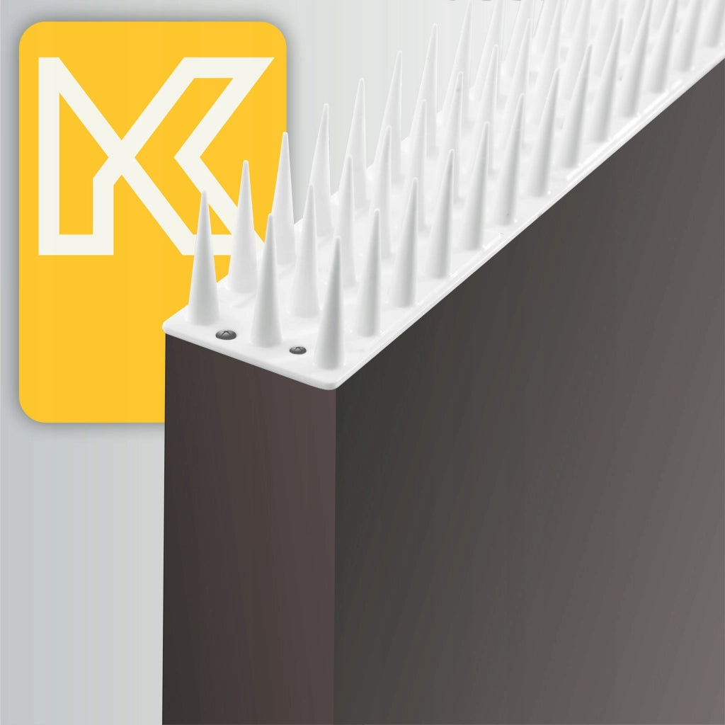 KADAX Punte dissuasive per uccelli e piccioni, striscia di plastica resistente e densa da 51 cm.