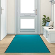 Tappetino Ciano e Nero 120 x 350 cm 100% Poliammide 4100751