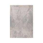 Tappeto moderno Rhombus 100 beige e grigio a pelo corto