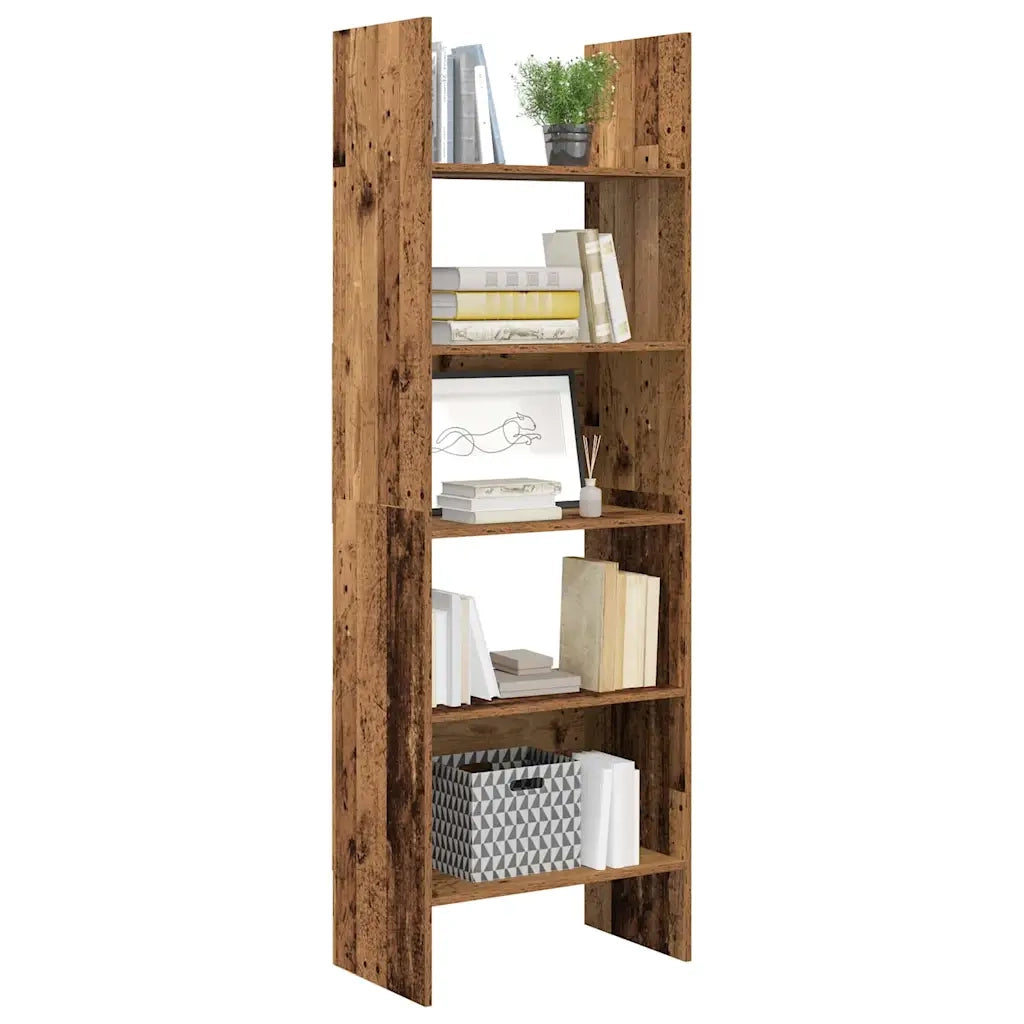 Armadio per Libri Legno vecchio 60 x 35 x 180 cm 875021