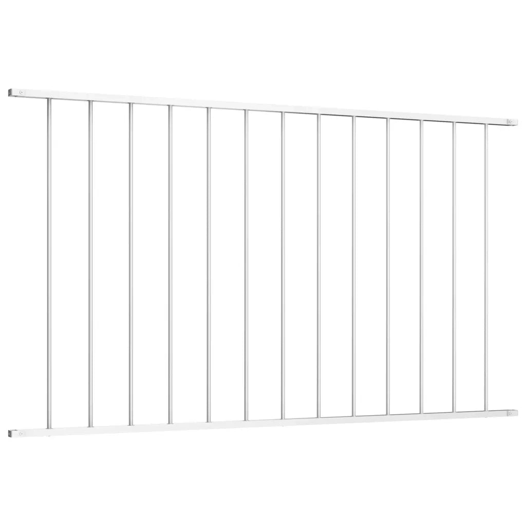 Pannello di recinzione | Recinzione da Giardino Woerden in acciaio verniciato a polvere 1,7x1,17 m Bianco