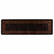 Runner in Moquette | Runner Tappeto MARSA Nero 50 x 150 cm Poliestere e PVC
