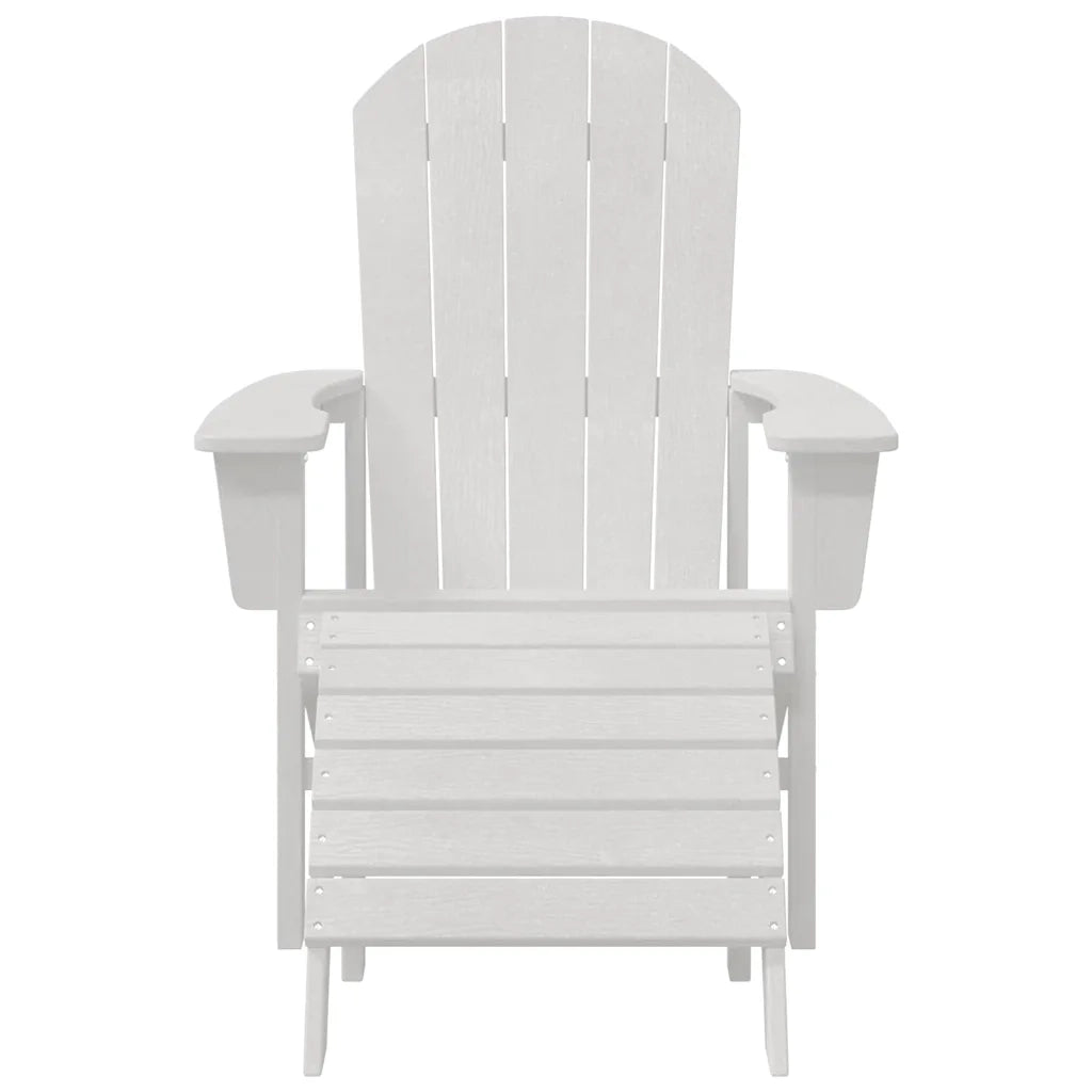 Sedia Adirondack Bianco 82 x 74 x 92 cm HDPE 42006629