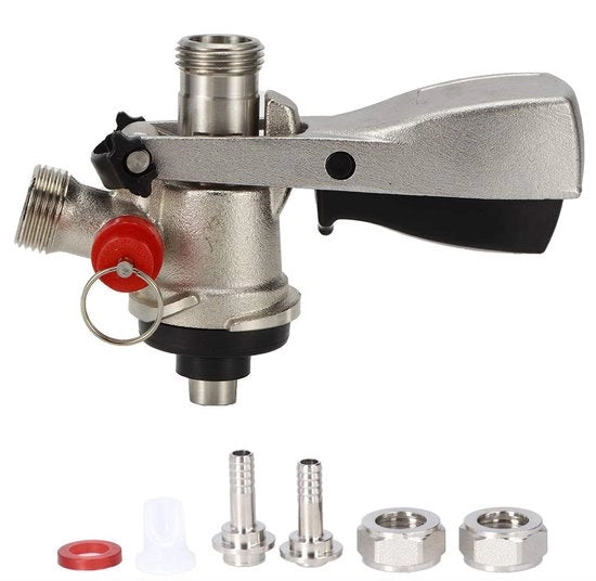 Sistema di Birra per Casa - Drenaggio con Valvola - Connettori G5/8 - Flessibilità di Rilascio - Peso 653g - 100% Nuovo - Connettore per Birra