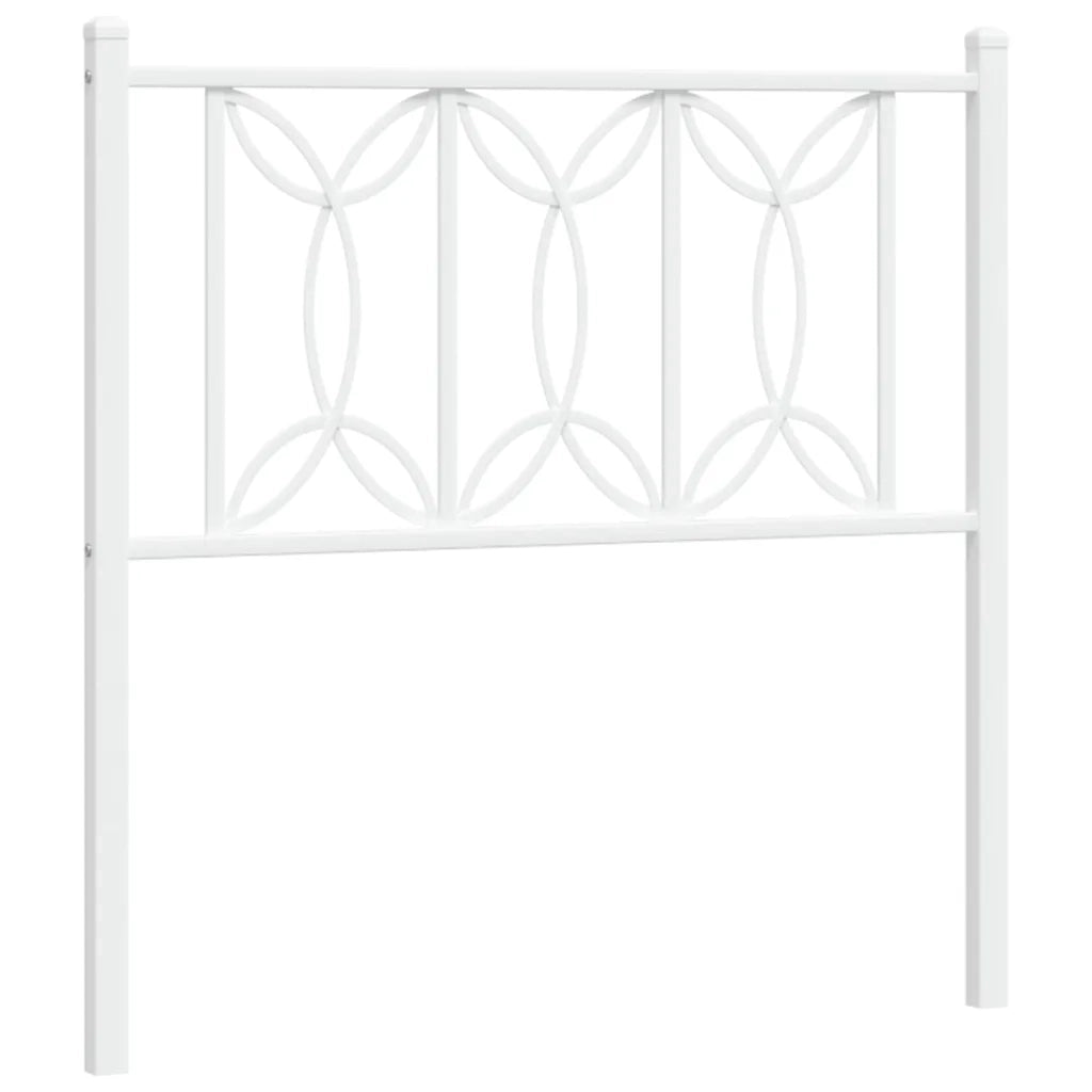Testiera di Ricambio in Metallo Bianco 75 cm 376203