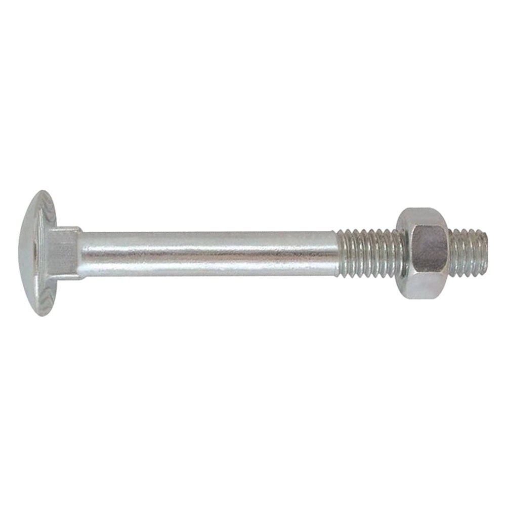 Bullone zincato 10 x 35 con dado esagonale
