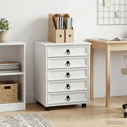 Armadietto Rotolante con Cassetti CORONA Bianco 42040534