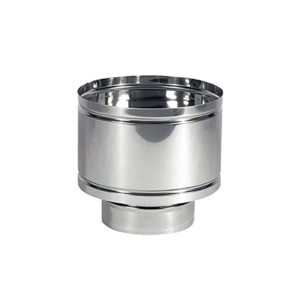 Antivento a botte acciaio inox aisi 304 5/10 comignolo fumaiolo attacco tondo 300/MASCHIO