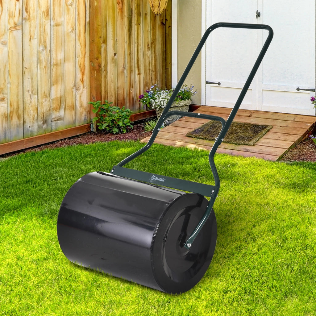 Rullo per Prato ¨C Minimal ¨C Nero, Metallo, 57x40x123 cm