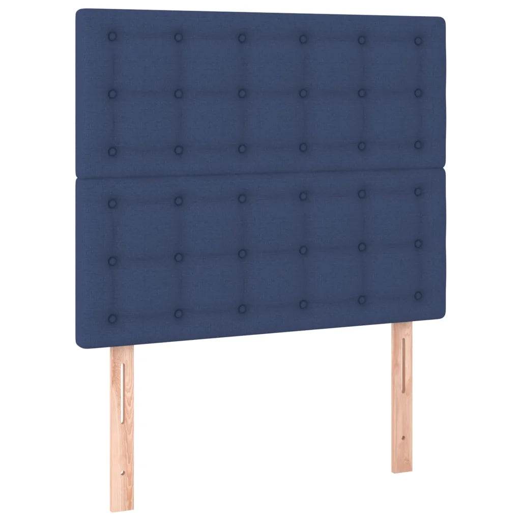 Giroletto a Molle con Materasso Blu 80x200 cm inTessuto