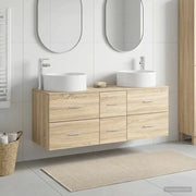 Set di mobili per il bagno 3 pz Rovere Sonoma 3405957