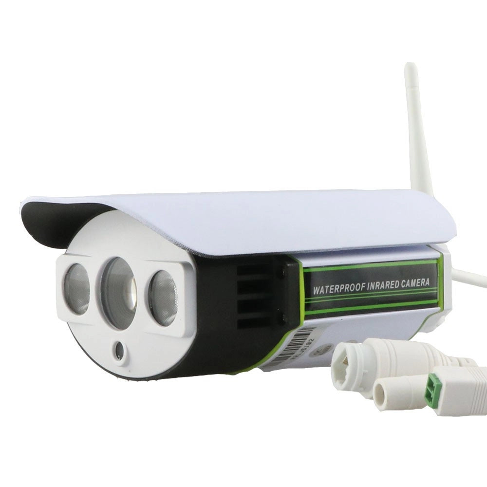 Trade Shop - Telecamera Esterna Ip Camera Hd 1080p Wireless Led Ir Lan Motorizzata Wifi Rete -