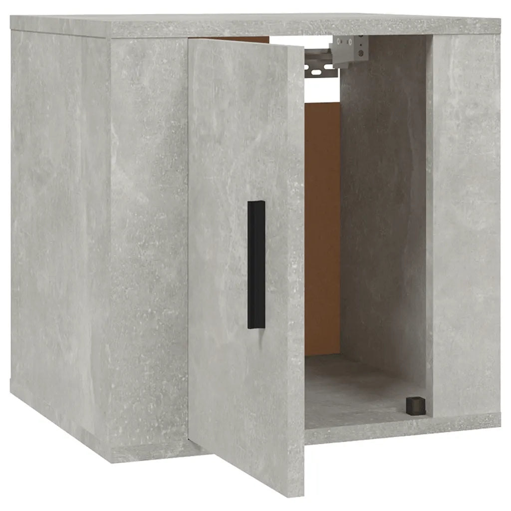 Mobile Porta TV a Parete-Mobile per TV-Credenza TV Grigio Cemento 40x34,5x40 cm