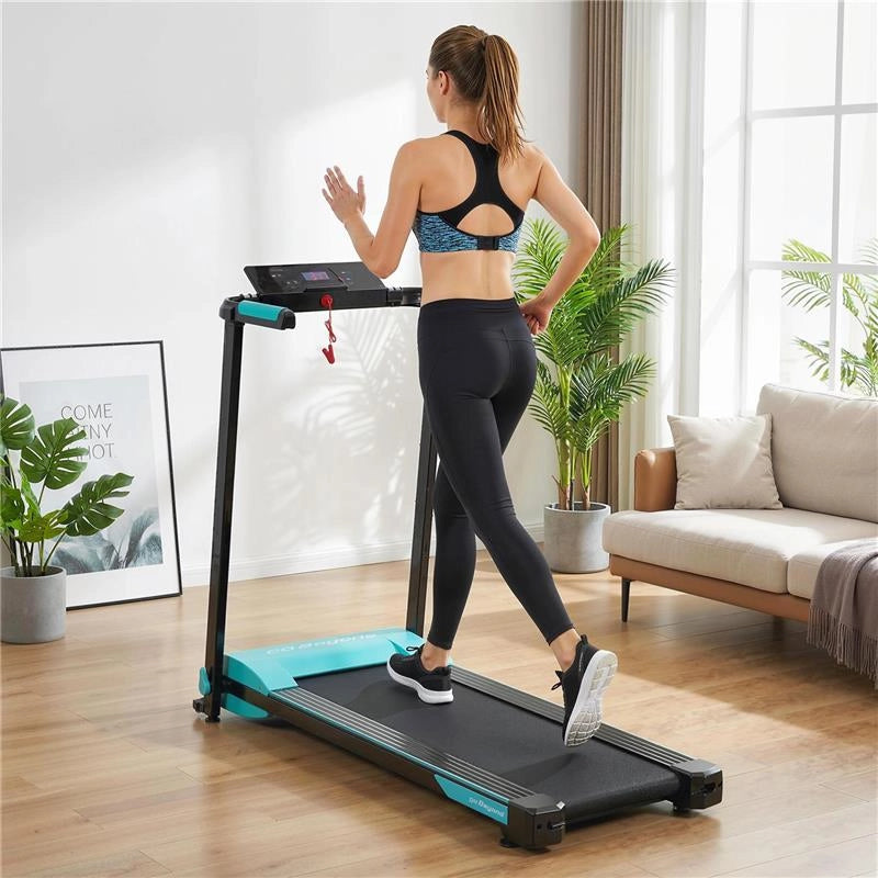 TAPIS ROULANT PIEGHEVOLE CON CONTROLLO GESTUALE, AZZURRO