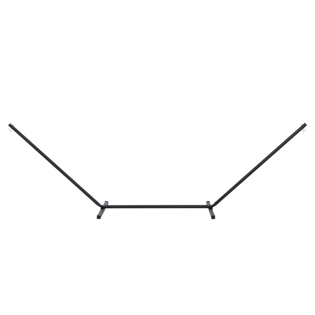 Supporto per amaca ¨C Minimal ¨C Nero metallo 360x92x112 cm