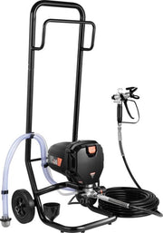 Spruzzatore ad aria compressa - Pistola per vernice - Macchina per verniciare - Con gomma - Con ruote - Portatile - 950W - Spruzzatore ad aria compressa - 3000psi