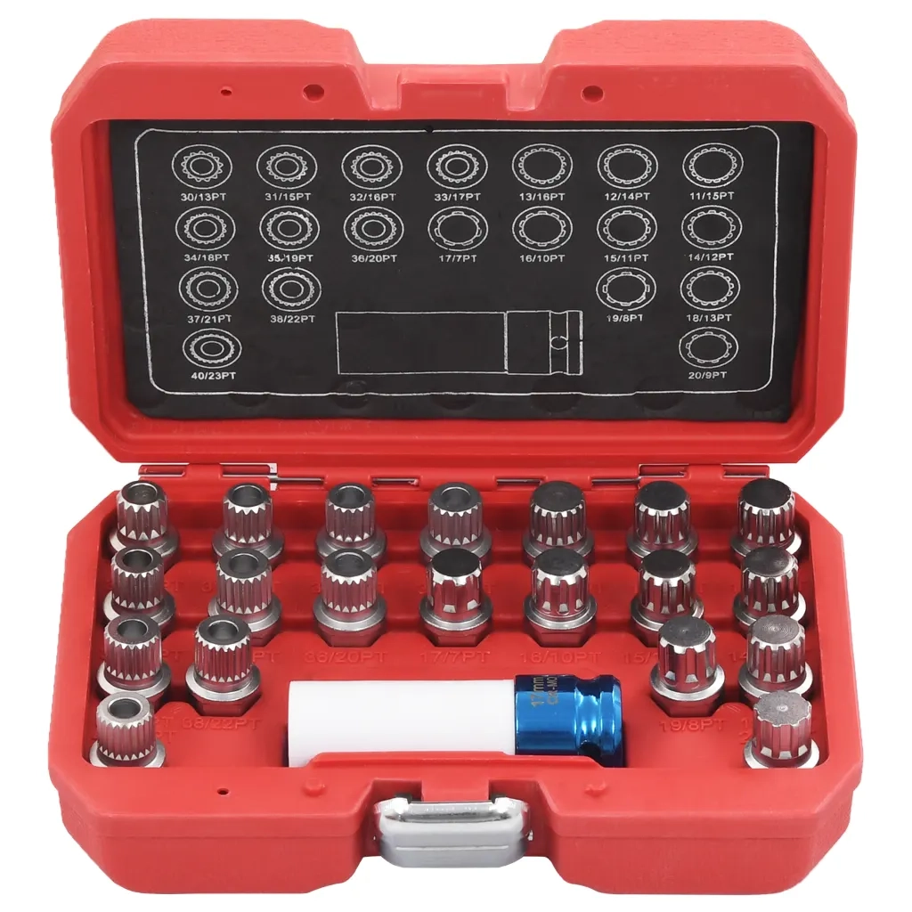Set di Bussole per Rimozione Dadi 21 pz per BMW 210489