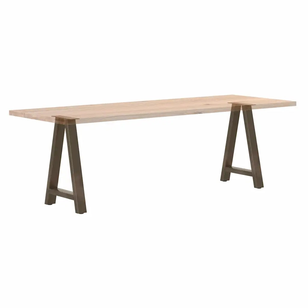 Gambe per tavolo da pranzo a forma di A 2 pz 50x(72-73) cm in acciaio 4012847