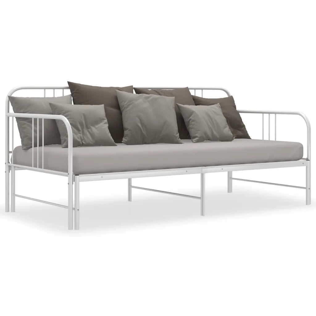 Telaio Divano letto | Sof¨¤ letto | Letto singolo Estraibile Bianco in Metallo 90x200 cm