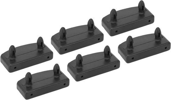 Copricapo in plastica - 20 pezzi - Accessori di arredamento - Base a listelli in legno - Sostituzione - Adatto a - Bianco - Copricapo centrale - Connettore - Attacco