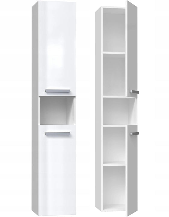 Colonna bagno NEL e bianco lucido