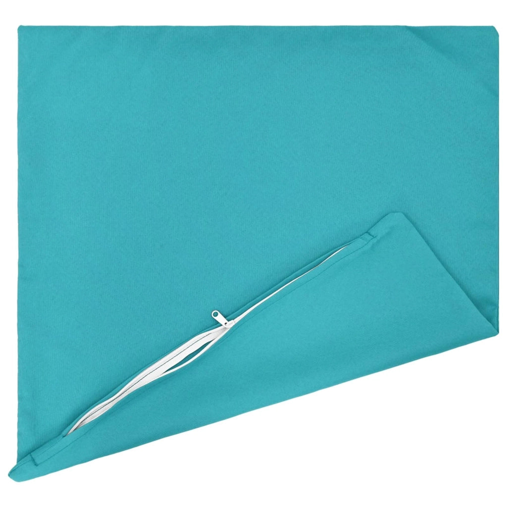 Federa 2 pcs HEERLEN Turchese 65 x 65 cm Poliestere 913033