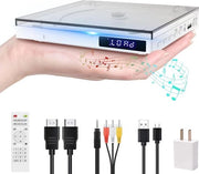 Letto DVD con HDMI - 1920x1080 - Inclusa cavo HDMI - Con telecomando - Lettore DVD e CD - Compacto