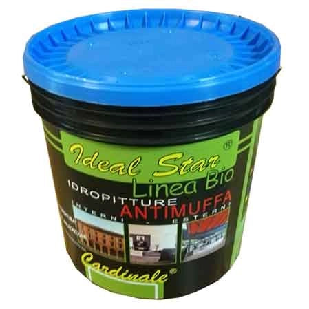 IDROPITTURA SUPERLAVABILE ANTIMUFFA IDEAL STAR 4 lt - IDEAL STAR