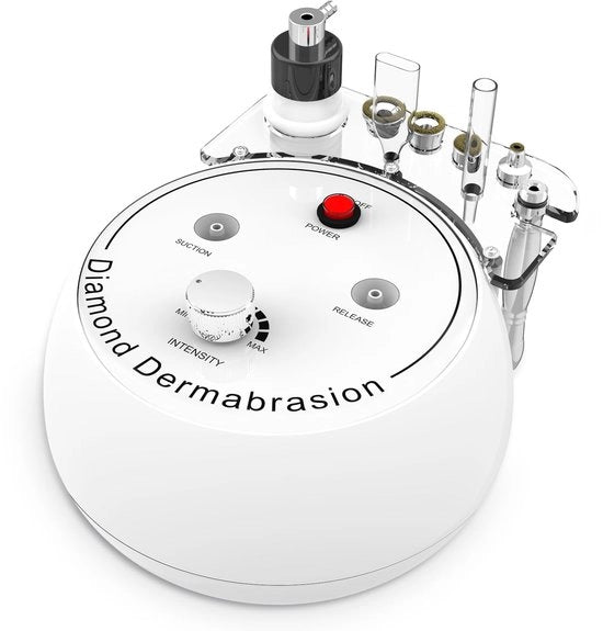 Apparecchio Microdermabrasione 3 in 1 con Diamanti - Per Exfoliazione e Cura del Viso in Casa