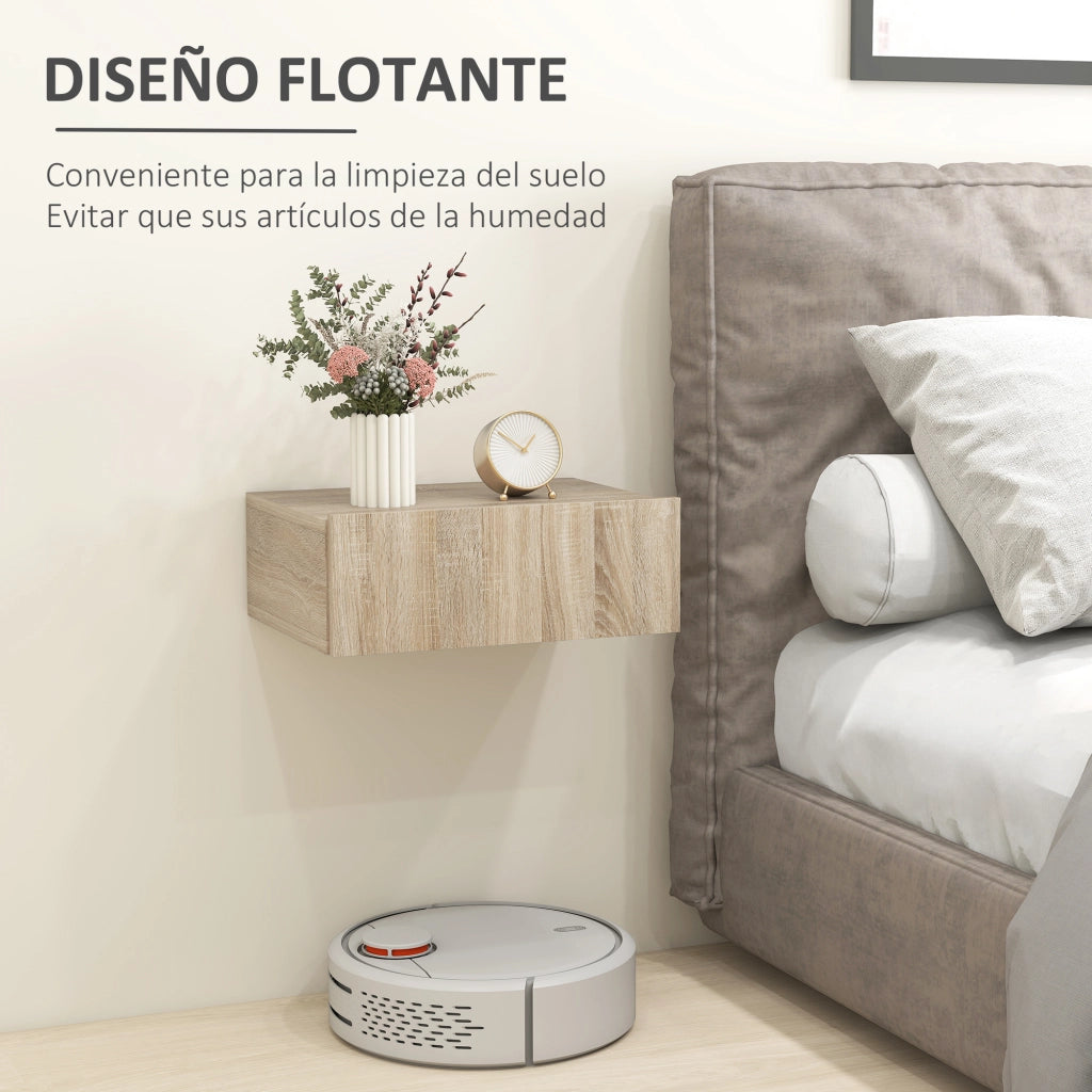 Comodino a sospensione moderno con cassetto ¨C Minimal ¨C 40x30x15 cm