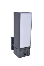 Applique esterna LED 17W con camera Cuba Lutec antracite
