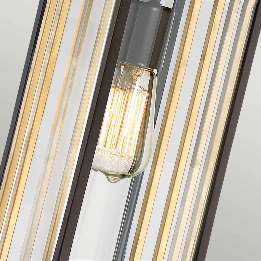Sospensione esterna Quoizel Goldenrod bronzo E27 IP44