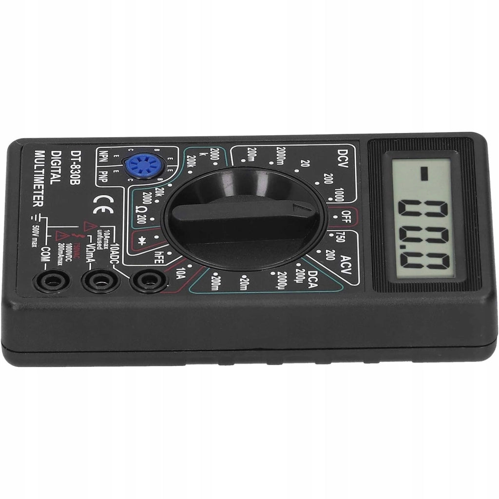 Multimetro Digitale Mini DT-830B – Display LCD, Misura Tensione AC/DC, Corrente, Resistenza | Compatto e Preciso