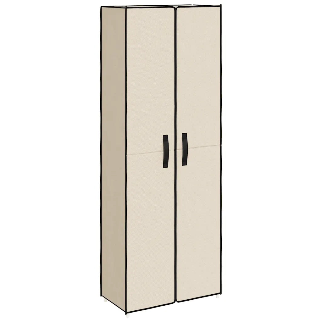 Scarpiera | Mobile per scarpe Crema 60x30x166 cm Tessuto